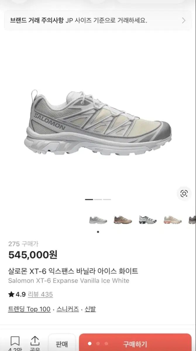 SALOMON サロモン XT-6 エクスペンス バニラ アイス 白
