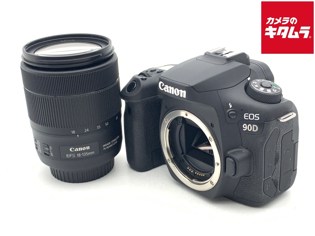 【中古】 【良品】 キヤノン EOS 90D EF-S18-135mm IS USM レンズキット