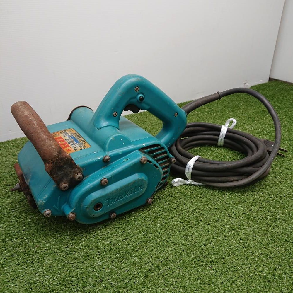 【中古品】 マキタ 9741 ホイールサンダ ブレーキNG ロックボタンNG キズ汚れサビあり [6477]
