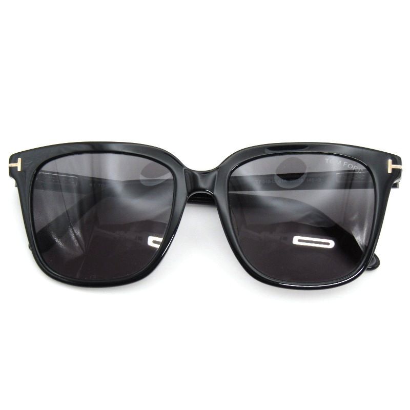 TOM FORD トムフォード サングラス TF948-D イタリア製 スクエア 日本企画 01A ブラック/ゴールド 54001006