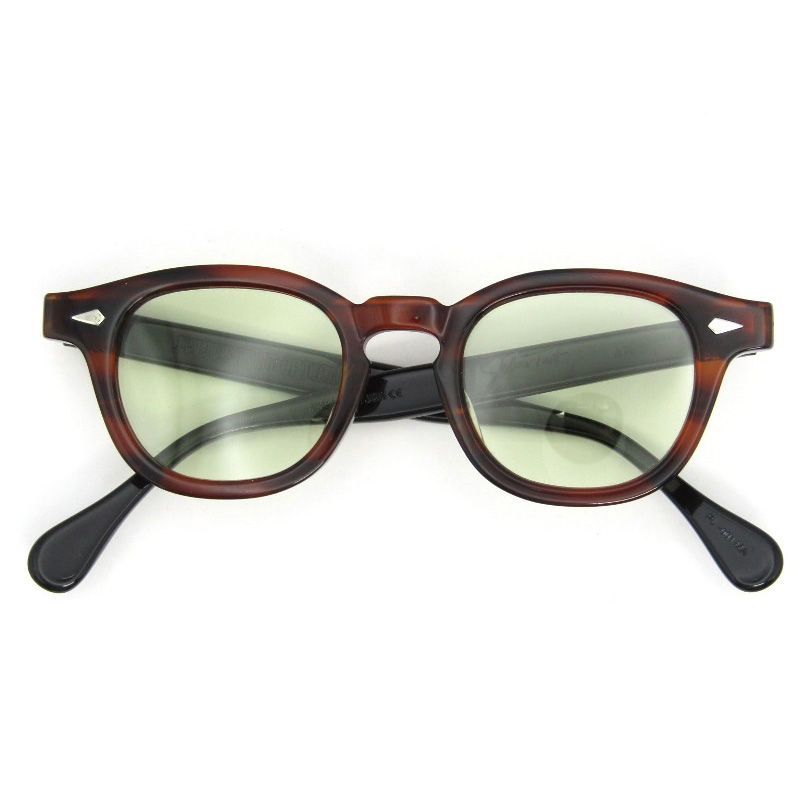 JULIUS TART OPTICAL ジュリアスタートオプティカル サングラス AR 44-22 PL-001MA 日本製 エーアール Demi Amber/Black 54001019