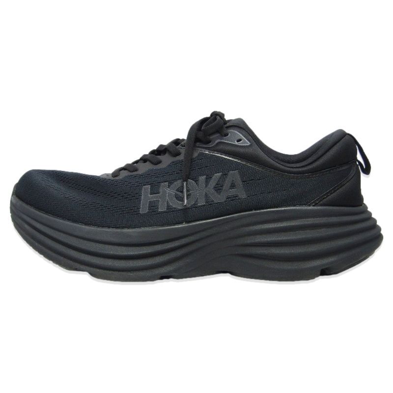 美品 HOKA ホカ 28.5cm BONDI 8 1123202-BBLC ボンダイ8 ランニングシューズ ジョギング オンロード BLACK 18002111