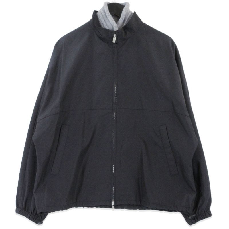 未使用 GALERIE VIE ギャルリーヴィー 25AW ナイロンシルクタフタ トラックジャケット 23075407101 ブラック 黒 F 99001009