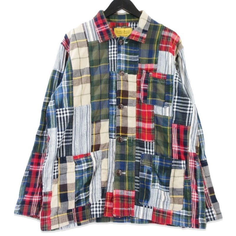 ORIGINAL MADRAS TRADING COMPANY シャツジャケット 114-06-0058 MADRAS PATCHWORK SHIRT JACKET マルチカラー L 99001010