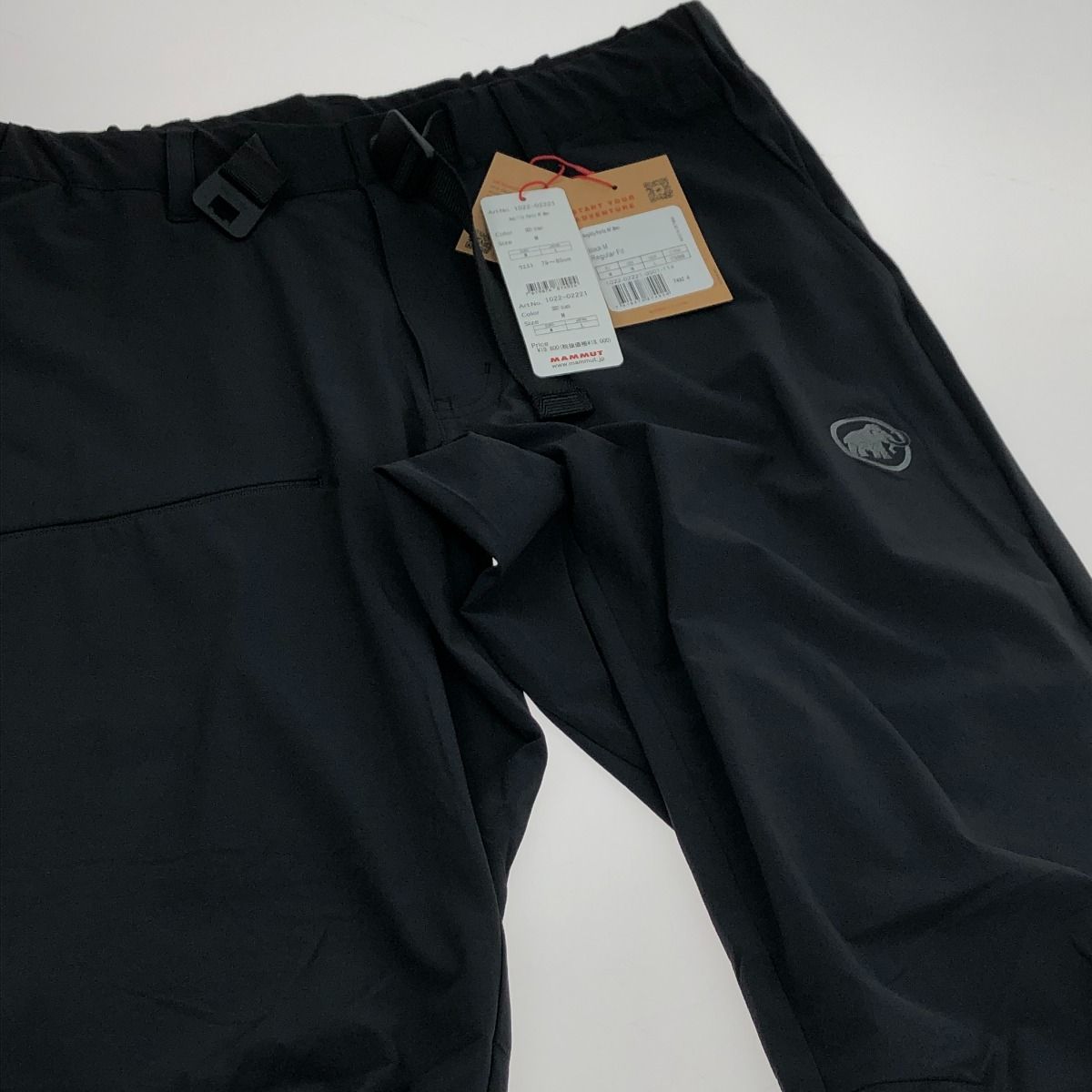 MAMMUT マムート パンツ アジリティパンツアジアンフィット SIZE L 1022-02221 ブラック
