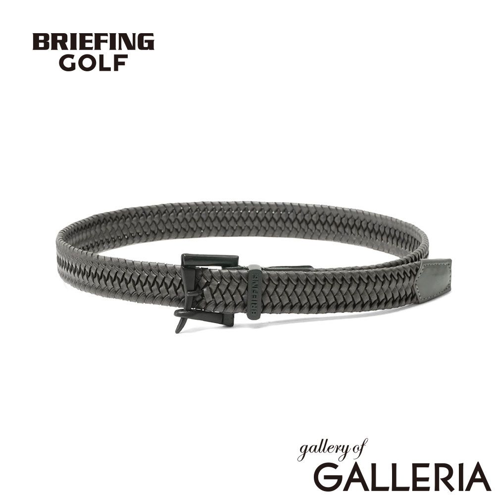 【日本正規品】 ブリーフィング ゴルフ ベルト メンズ ブランド BRIEFING GOLF バックル カジュアル 日本製 ファイヤーマンバックル MEN'S FIREMAN BUCKLE LEATHER MESH BELT BRG261MD8 BLACK