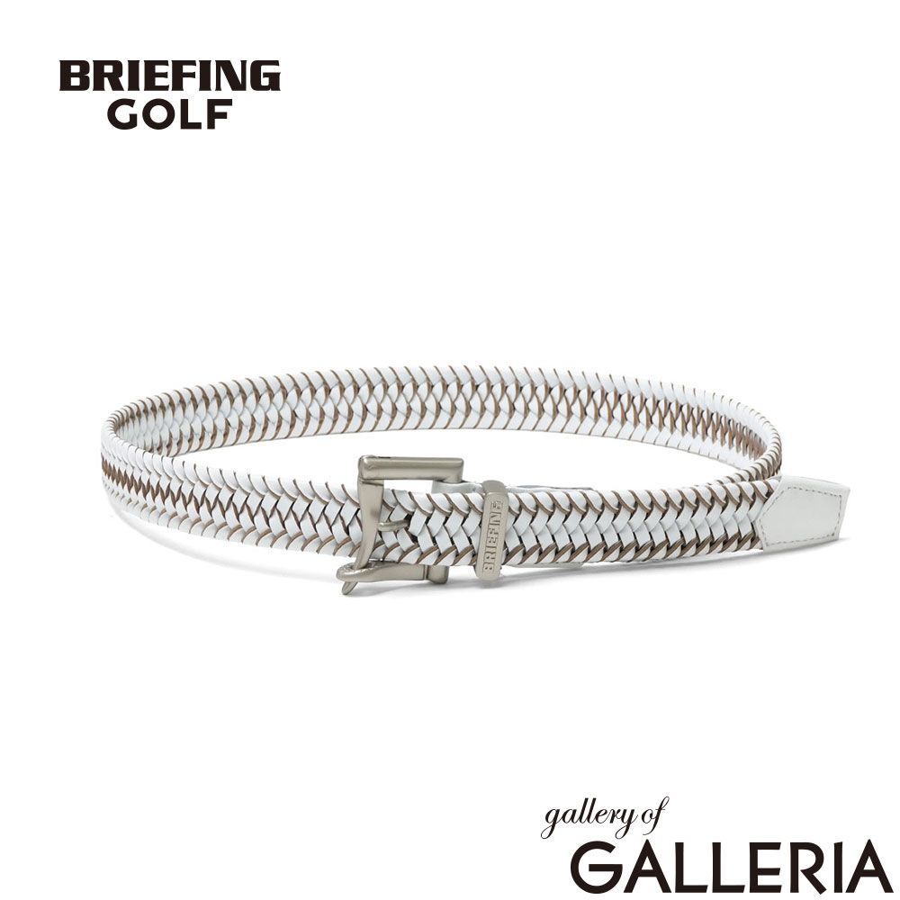 【日本正規品】 ブリーフィング ゴルフ ベルト メンズ ブランド BRIEFING GOLF バックル カジュアル 日本製 ファイヤーマンバックル MEN'S FIREMAN BUCKLE LEATHER MESH BELT BRG261MD8 GRAY