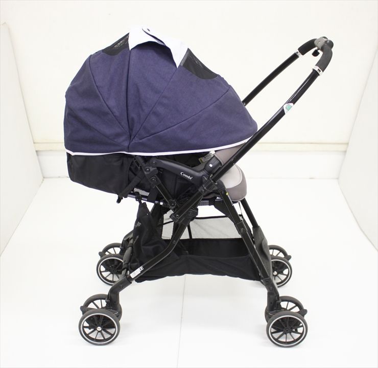 美品】Combiスゴカルα Light エッグショックAXフェザーネイビー 超美品