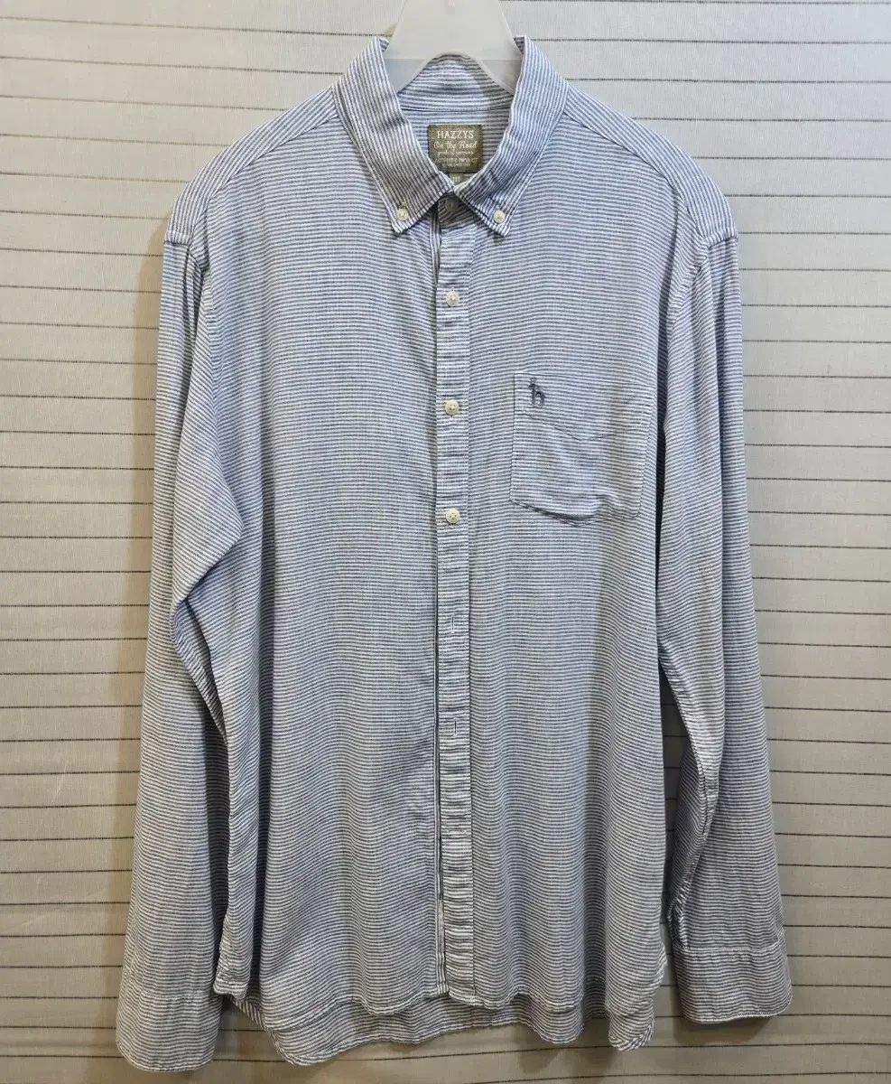 HAZZYS リネン100 シャツ