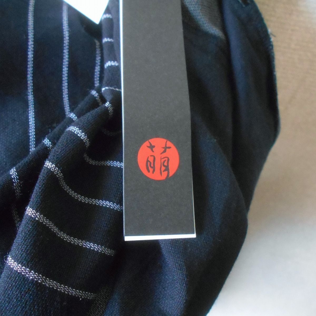 新品 タグ付き 萌 モユル moyuru ワンピース M L 麻 ブレンド 夏 切替