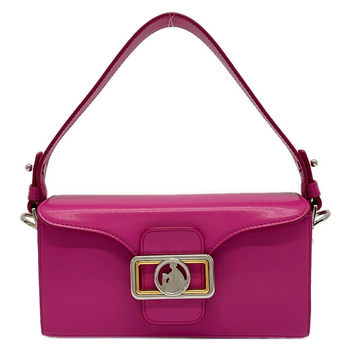 LANVIN(ランバン) ハンドバッグ ペンシルボックスバッグ ナノ ピンク レザー