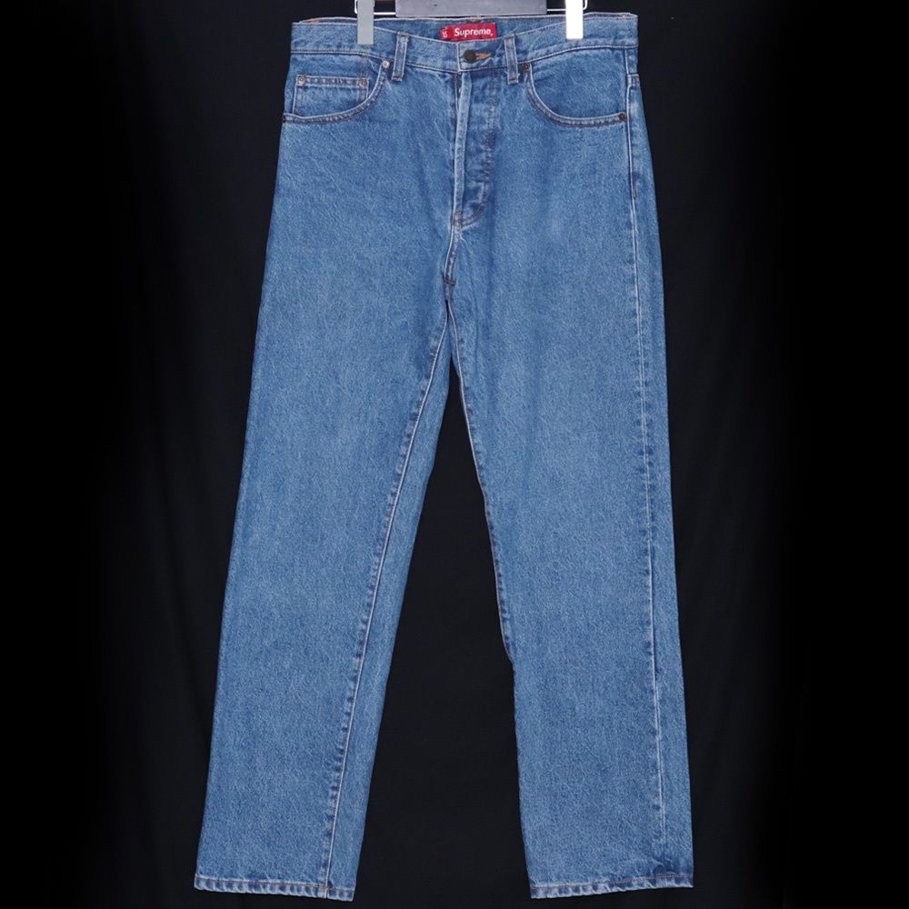 SUPREME Regular jean サイズ30 インディゴ - メルカリ