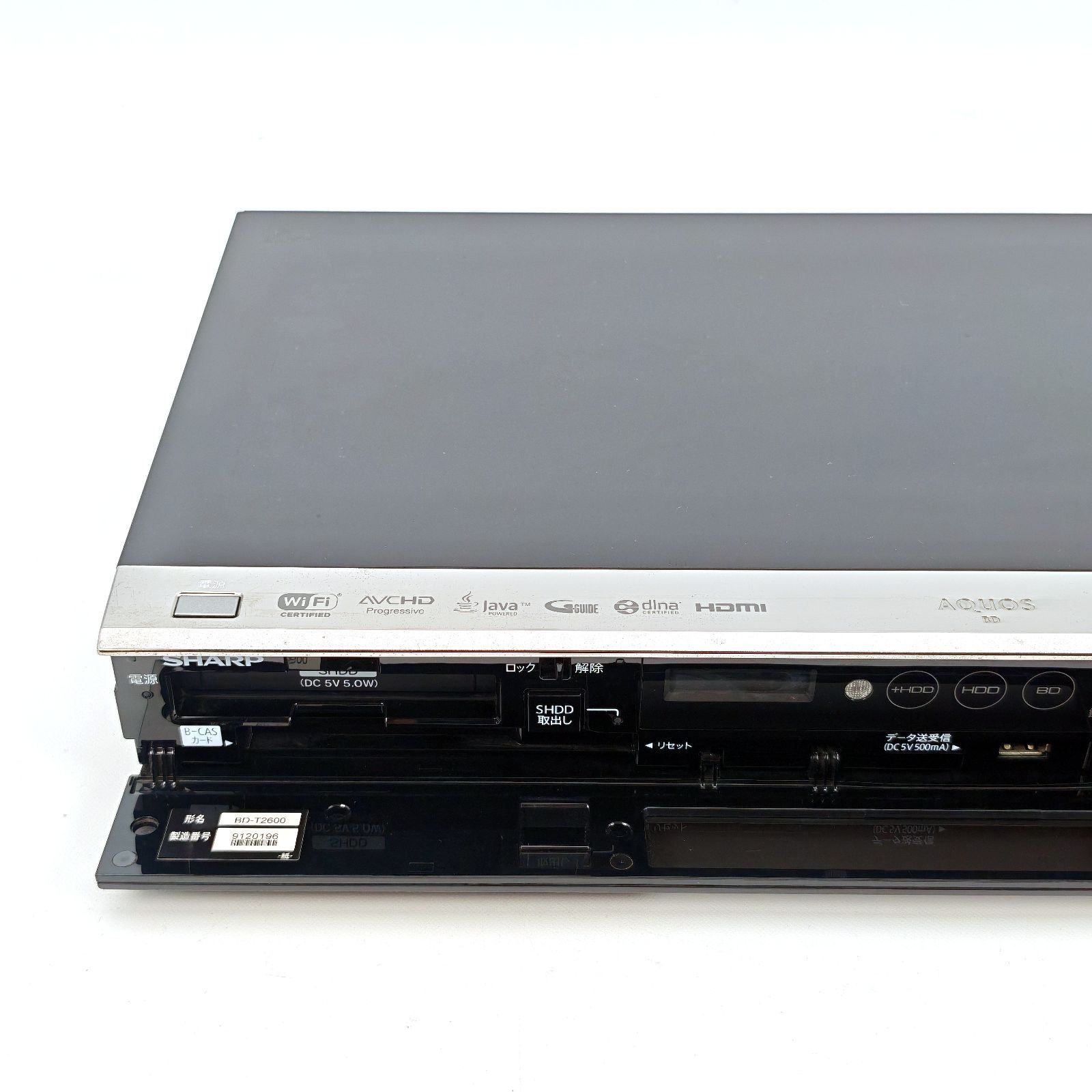 SHARP シャープ AQUOSブルーレイ BD-T2600 ブルーレイレコーダー Blu