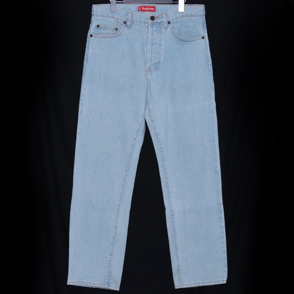 SUPREME Washed Regular jean サイズ30 ライトインディゴ