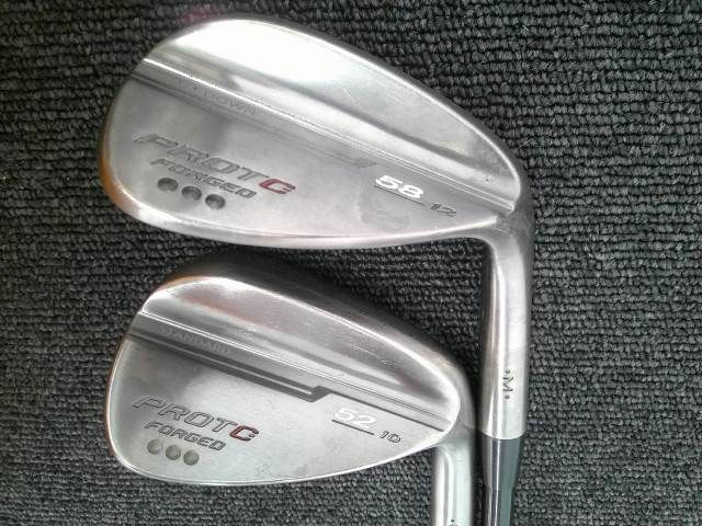 中古 ウェッジ PROTOCONCEPT PROTOCONCEPT FORGED WEDGE 52/58 2ホンセット/RAUNE WEDGE w85/WEDGE+/5258[0122]■松山店