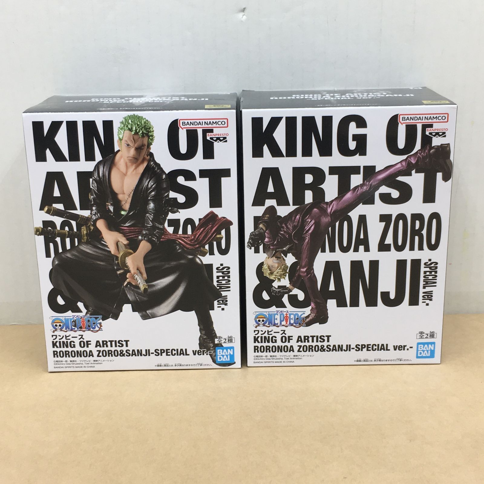 未開封 ワンピース KING OF ARTIST ゾロ サンジ SPECIAL ver