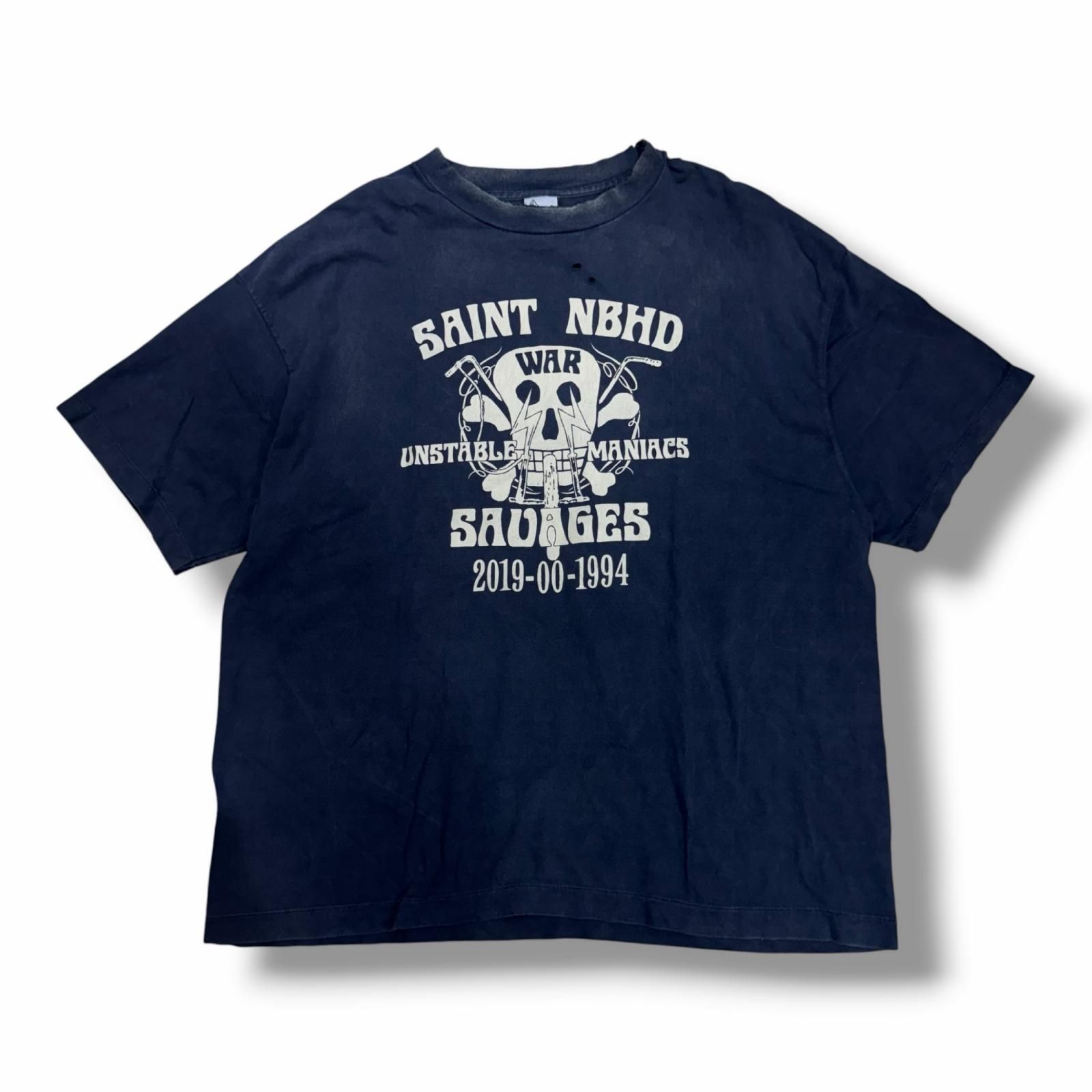 参考上代42900円 SAINT MICHAEL × NEIGHBORHOOD 25SS NH_SS TEE/STHD