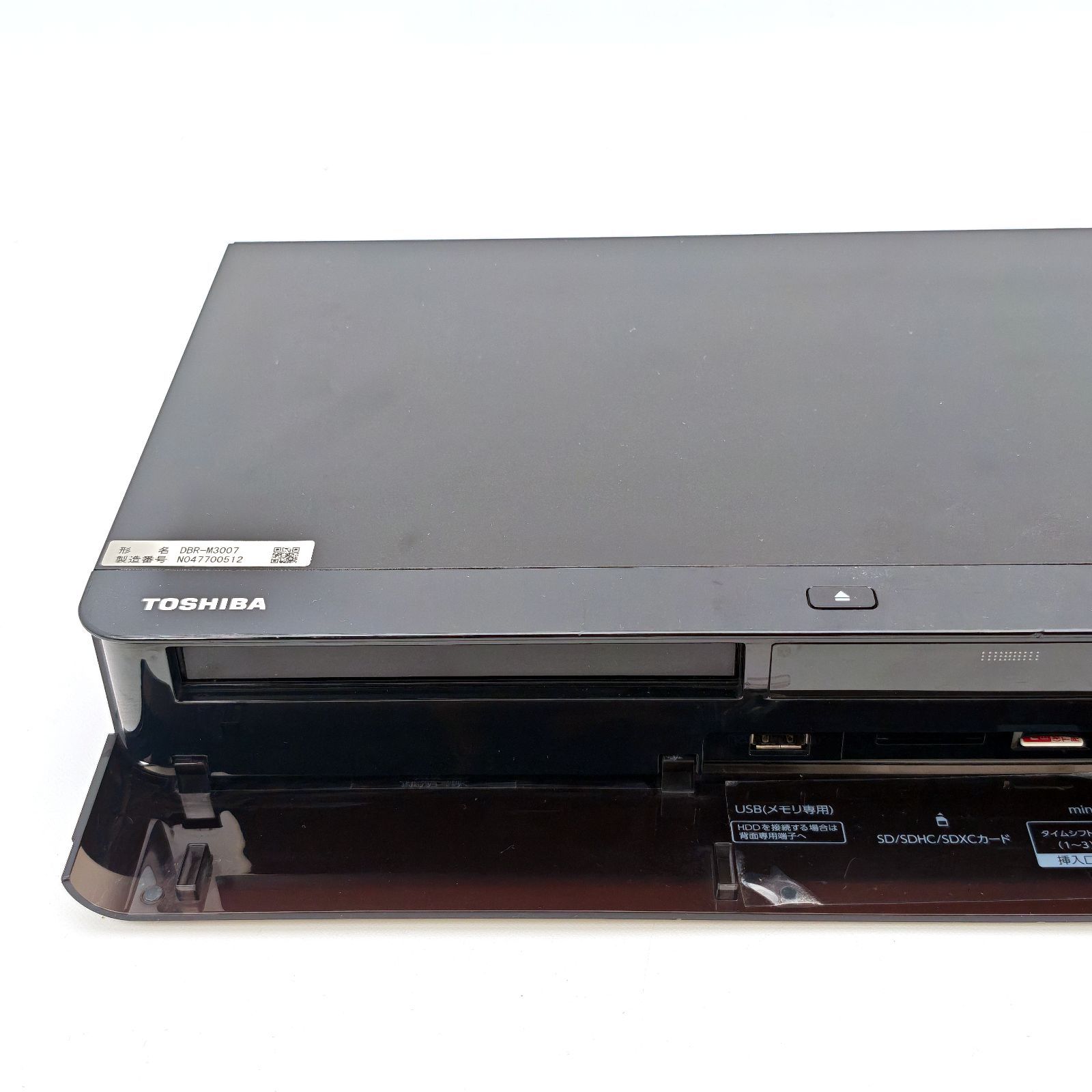 TOSHIBA REGZA DBR-M3007 ジャンク TOSHIBA 東芝 REGZAサーバー DBR-M3007 全録ブルーレイレコーダー Blu
