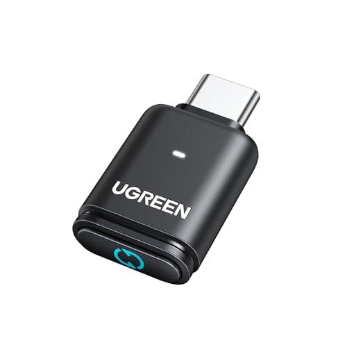 UGREEN PS5用USB-C Bluetoothアダプタ APTX 低遅延＆aptX適応のBluetooth 5.3オーディオアダプタ、ワイヤレスヘッドホン＆イヤホンを接続でき ワイヤレスオーディオトランスミッターPS5/Switch/S d9e99588