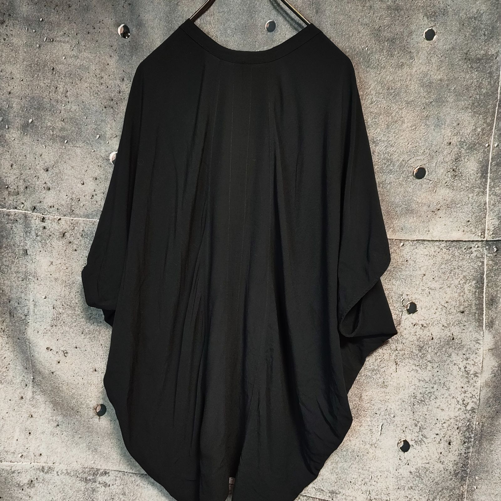 00s Y2K Archive HELMUT LANG とろみブラウス 半袖 変形 ドルマン