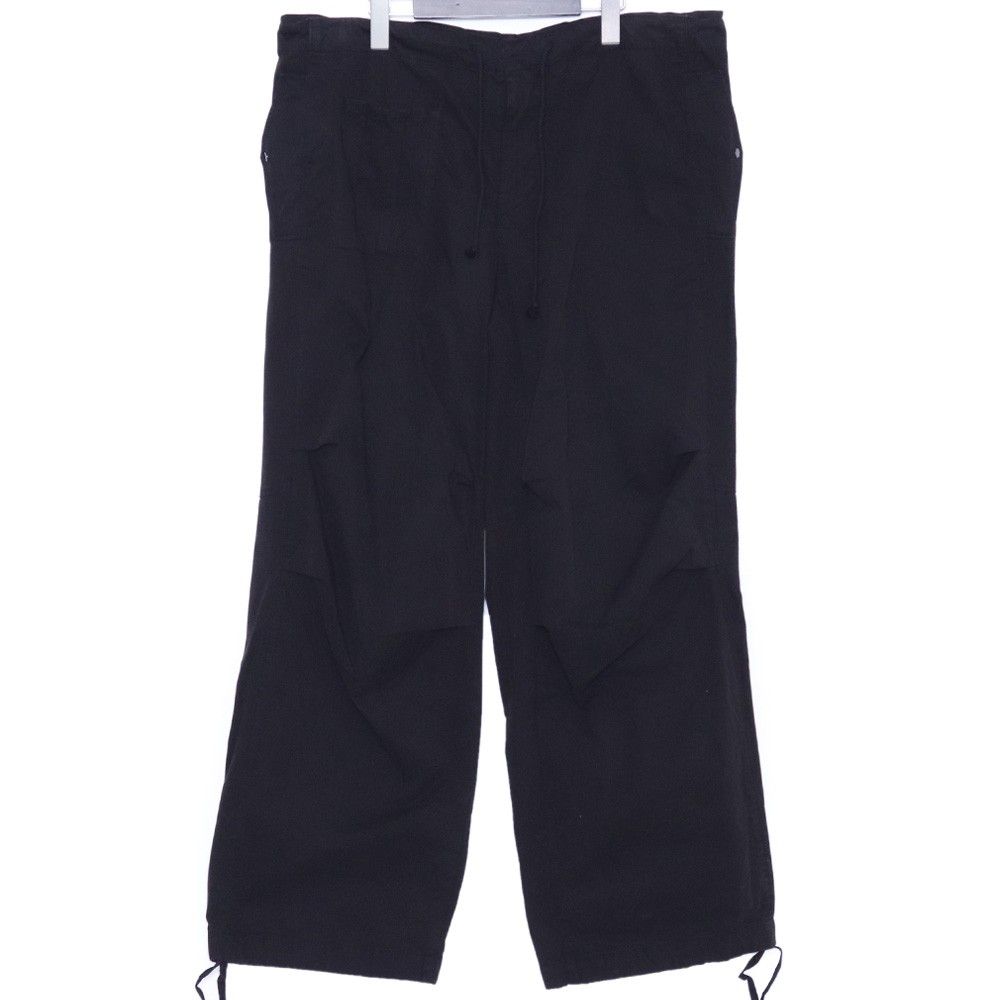 TEN C ARMY TROUSERS COTTON GABARDINE サイズ46 ブラック 25CTCUP04005