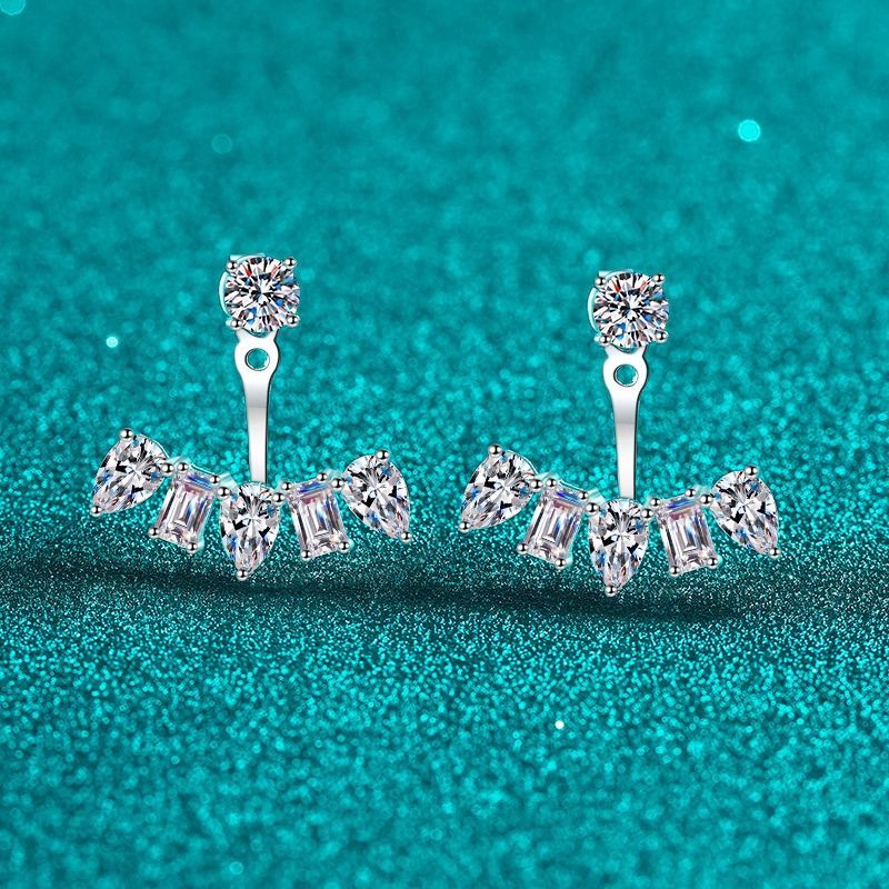 ピアス モアサナイト 6ct モアサナイト ピアス シルバー925 モアッサナイト ピアス 人工 ダイヤモンド 人工ダイヤモンド モアッサナイト アクセサリー ギフト 普段使い 耳飾り パーティー 結婚式 プレゼント ギフト med213