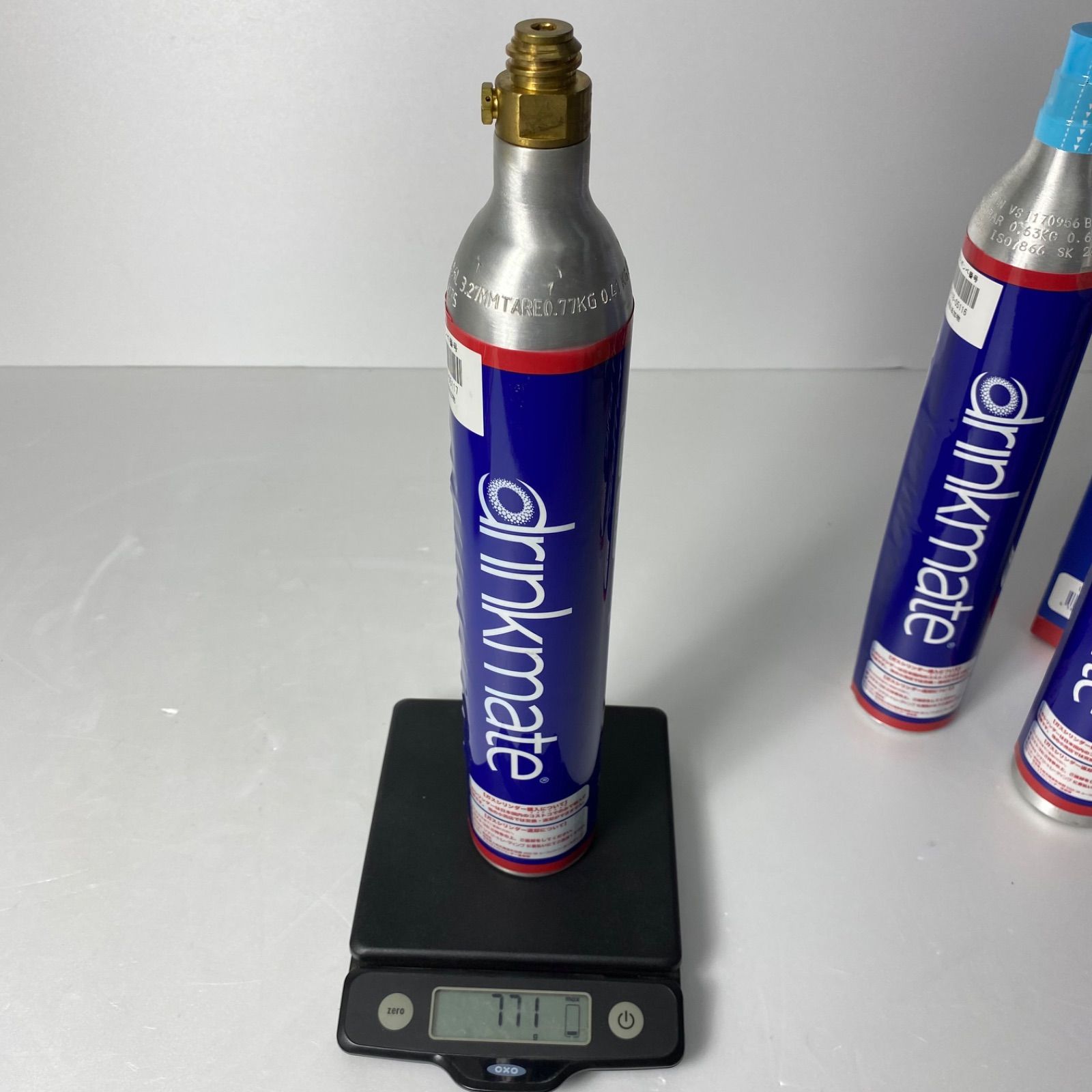 Drinkmate ドリンクメイト 炭酸ガスシリンダー 380g 未開封2本＋空