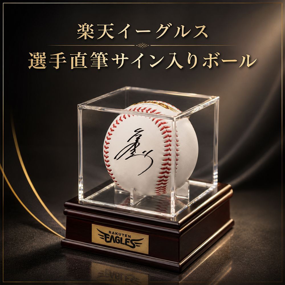 Rakuten Eagles 2024 直筆サイン入りボール #3浅村 #19荘司#2太田#18