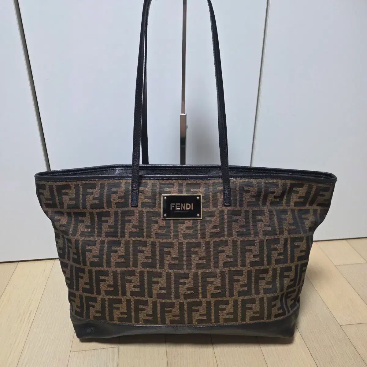 フェンディ 正規品 FF ズッカ ショッパー ショルダーバッグ