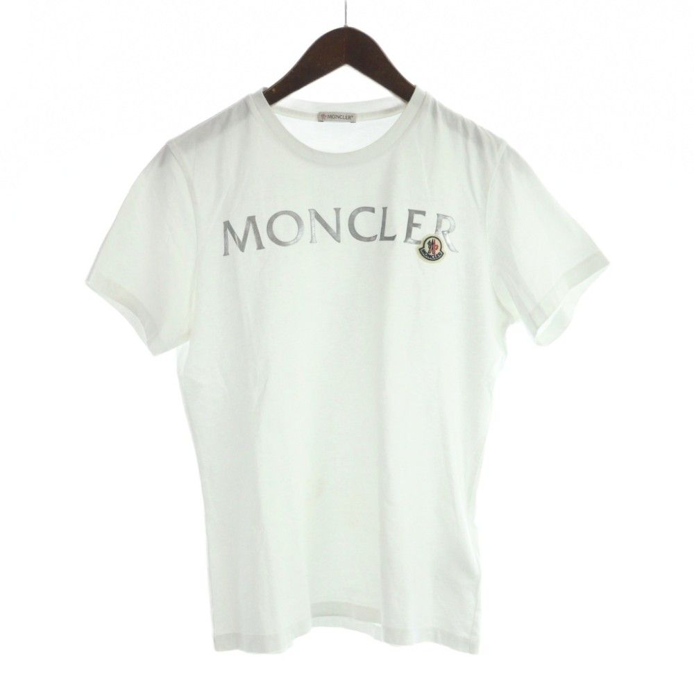 モンクレール MONCLER T-SHIRT GIOCOLLO Tシャツ カットソー 半袖 ロゴ S 白 ホワイト ■GY19 /MQ