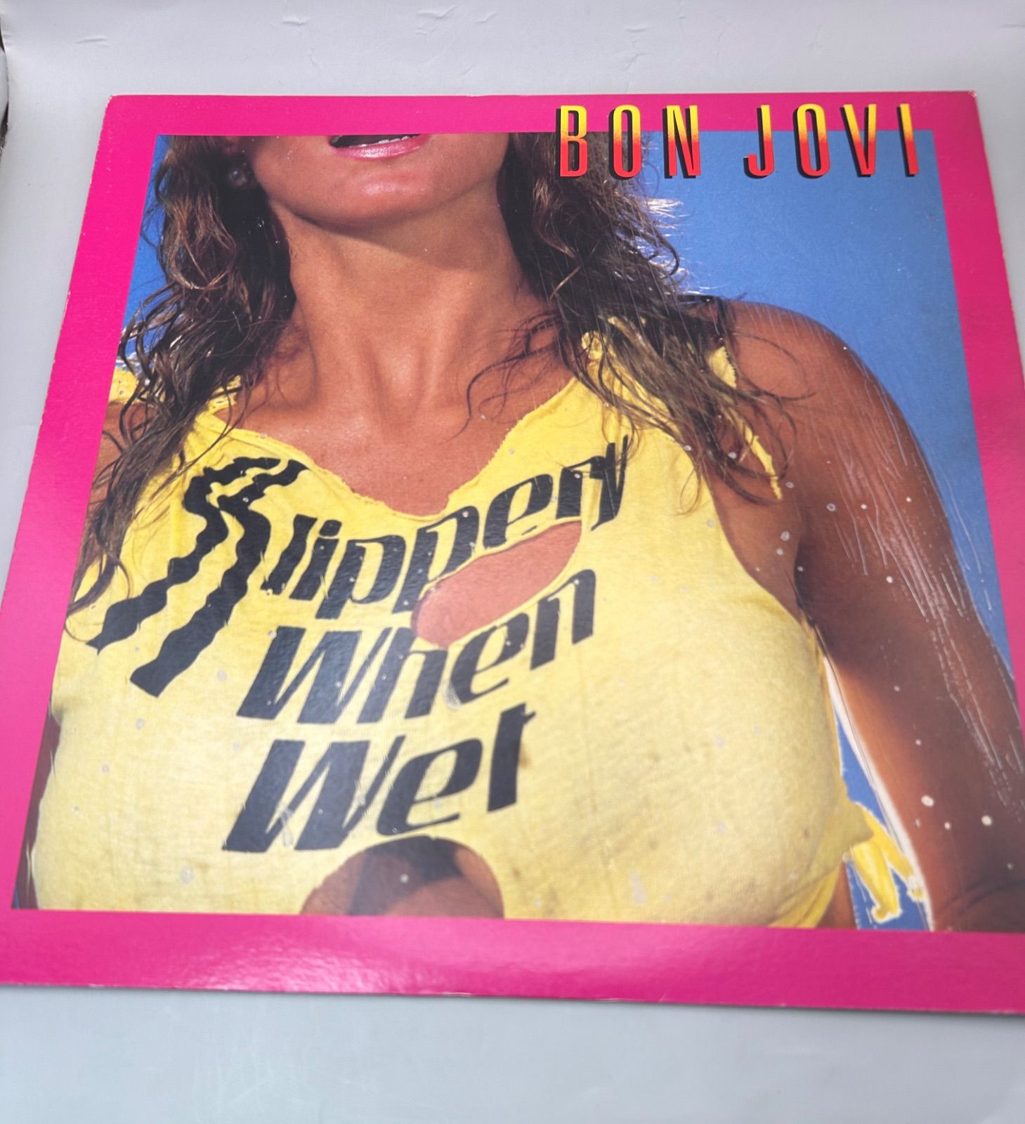 ZFM72 LP盤　BON JOVI ボンジョビ　Slippery When Wet