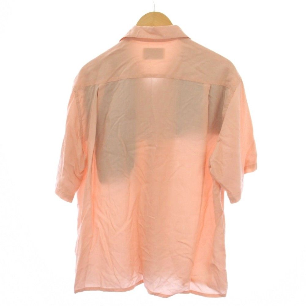 ワコマリア WACKO MARIA TWO-TONE 50'S SHIRT シャツ 半袖 S ピンク 黒