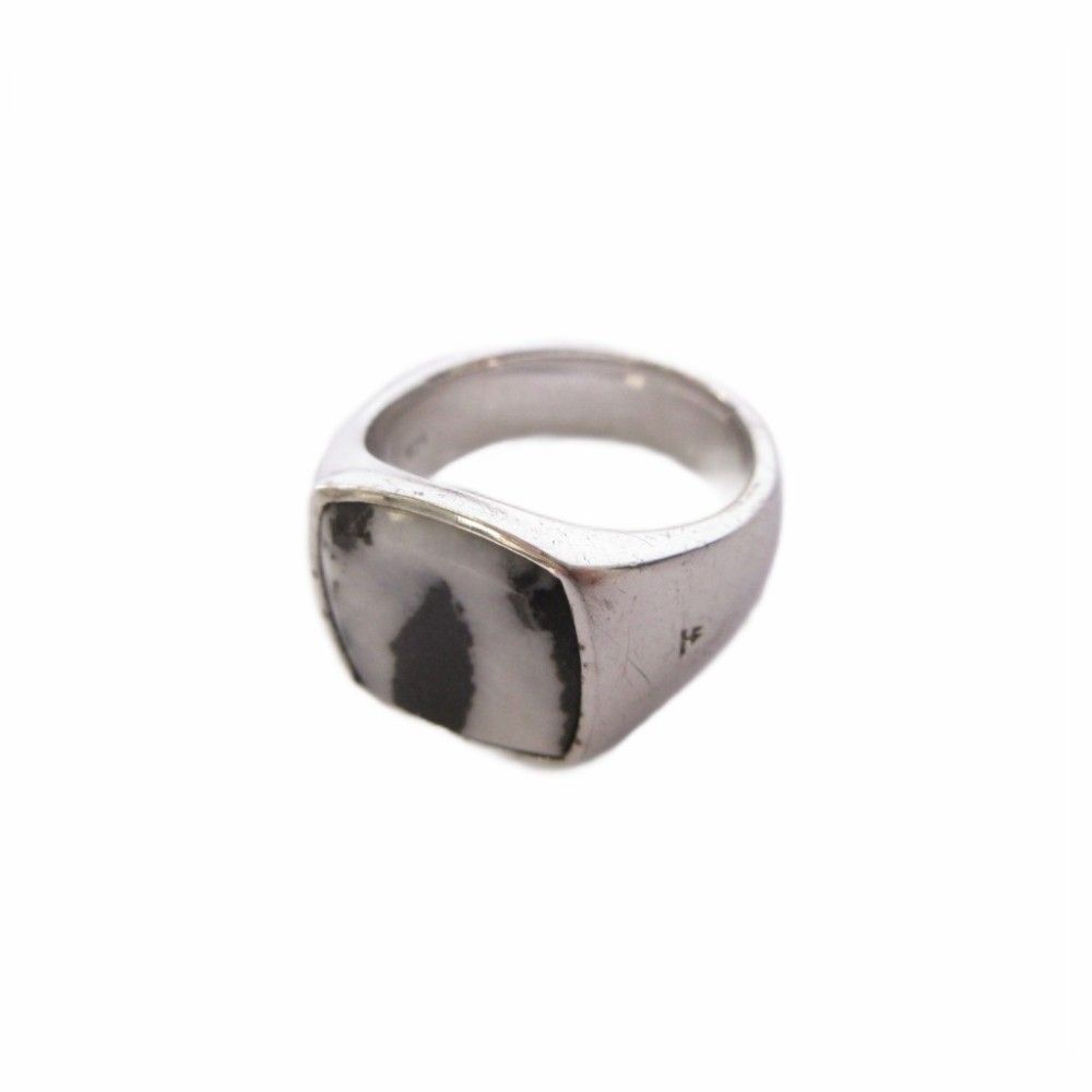 トムウッド TOMWOOD CUSHION SQUARE RING スクエアリング 指輪 925 65 シルバーカラー /LP