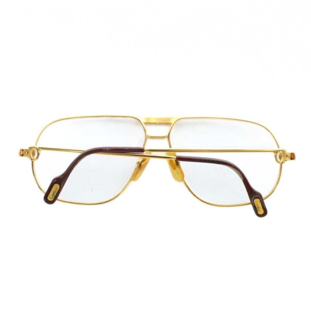 カルティエ Cartier 1988 ヴィンテージ トリニティ 眼鏡 メガネ 度入り