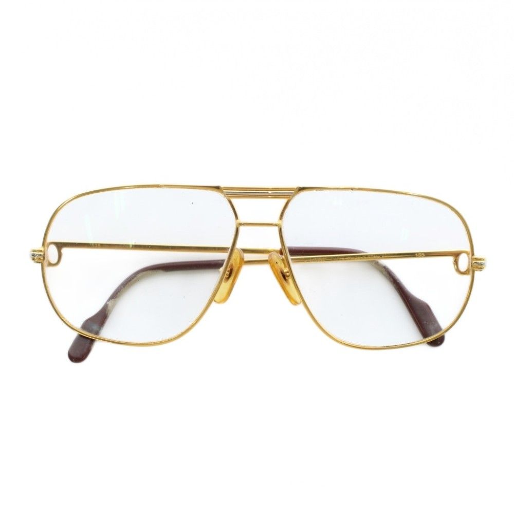カルティエ Cartier 1988 ヴィンテージ トリニティ 眼鏡 メガネ 度入り
