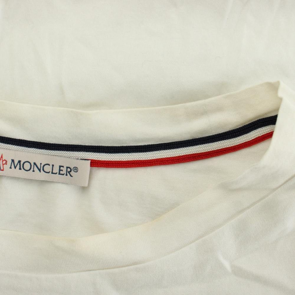 モンクレール MONCLER MAGLIA T-SHIRT Tシャツ S 白 ホワイト