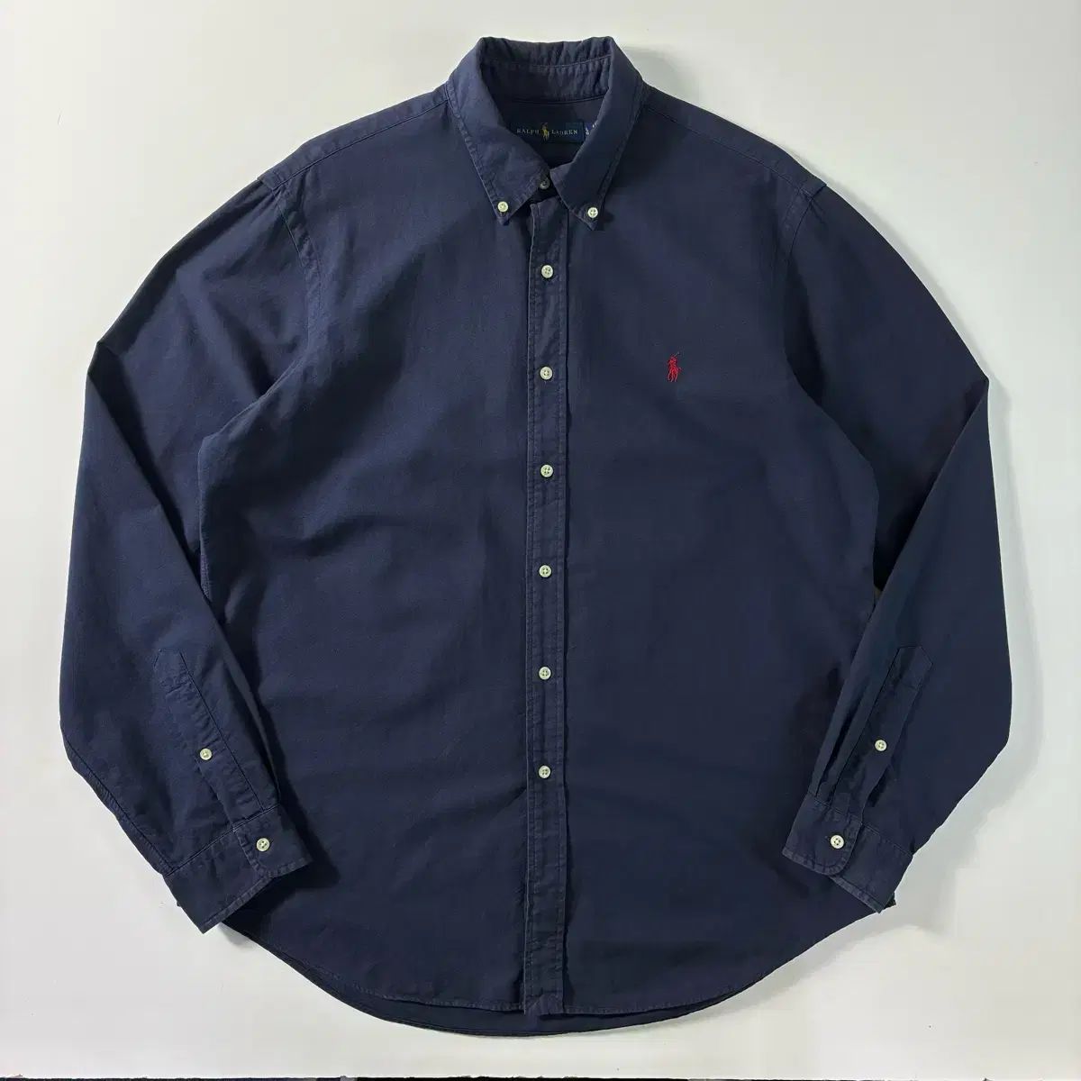 Polo ポロ ラルフローレン 刺繍 コットン ネイビー シャツ
