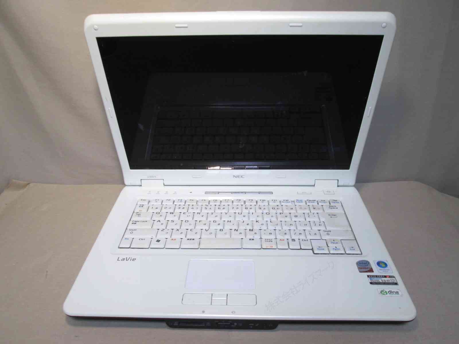 NEC LaVie L LL550/SG【Core 2 Duo】 【WindowsVista世代のPC】 均一