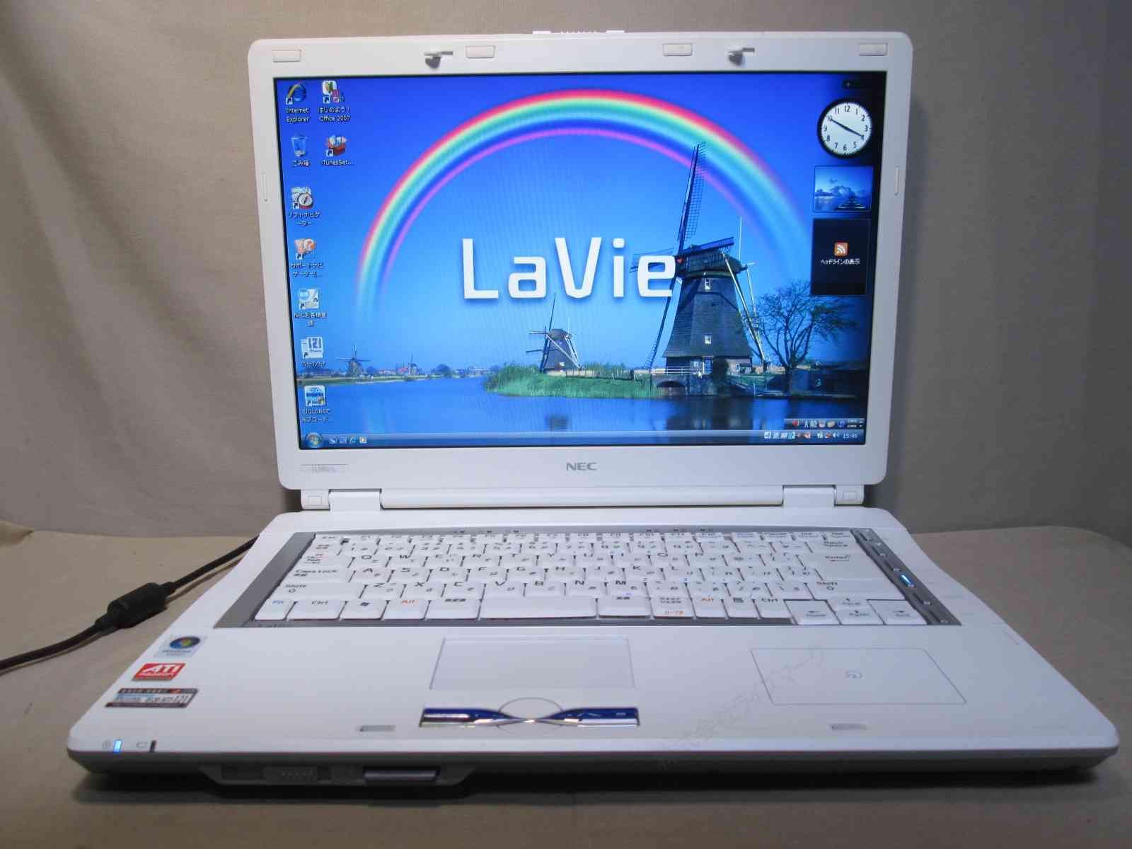 NEC LaVie L LL550/LG【AMD Mobile Sempron】 192MBメモリ