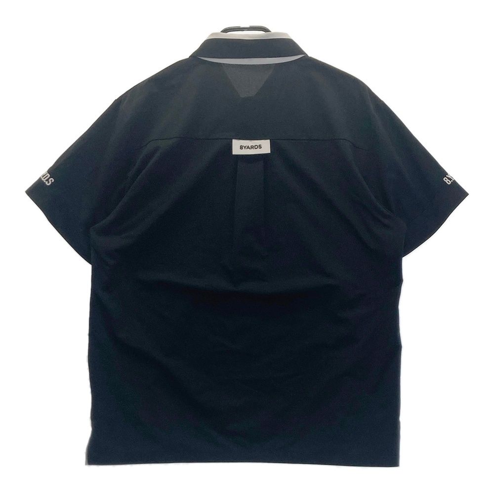 サイズ：2XL 8YARDS ハチヤーズ 半袖ポロシャツ ブラック系