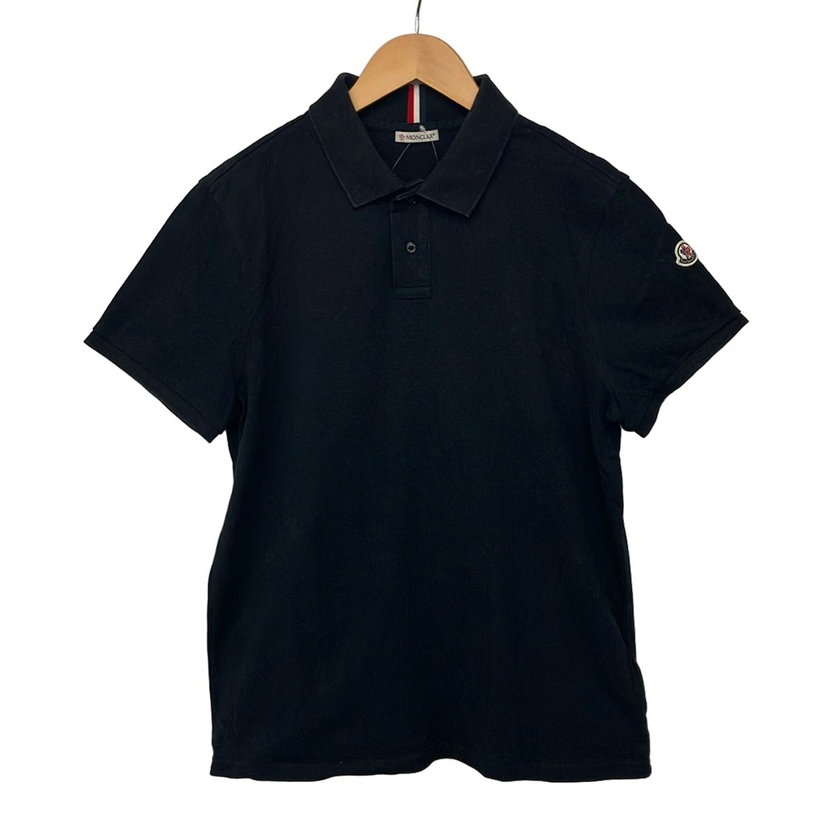 MONCLER(モンクレール) 半袖ポロシャツ サイズL メンズ MAGLIA POLO MANICA CORTA ダークネイビー