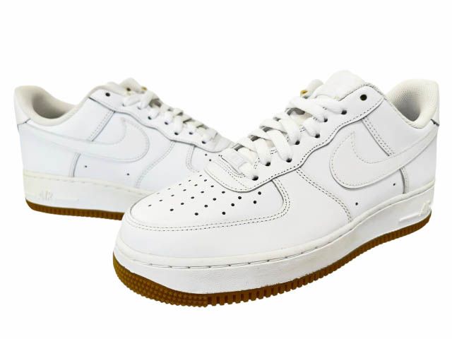 ナイキ NIKE AIR FORCE 1 07 White Gum エアフォース 1 ロー ホワイト ガム DJ2739-100 27白 ブランド古着ベクトル 中古▲260601