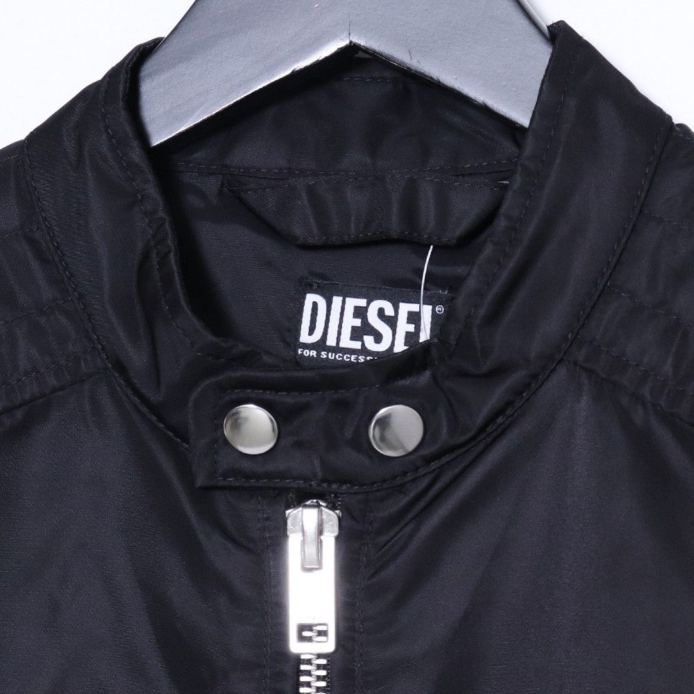 DIESEL ナイロンライダースジャケット ブラック L DIESEL ナイロンライダースジャケット Lサイズ ブラック - メルカリ