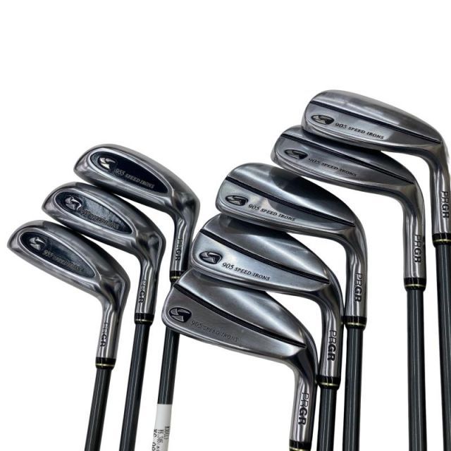 【中古】 プロギア SPEED IRONS 905 8S レディース アイアンセット IR DATA (フレックスL) レディース 女性用 右利き 右用 Cランク ゴルフクラブ