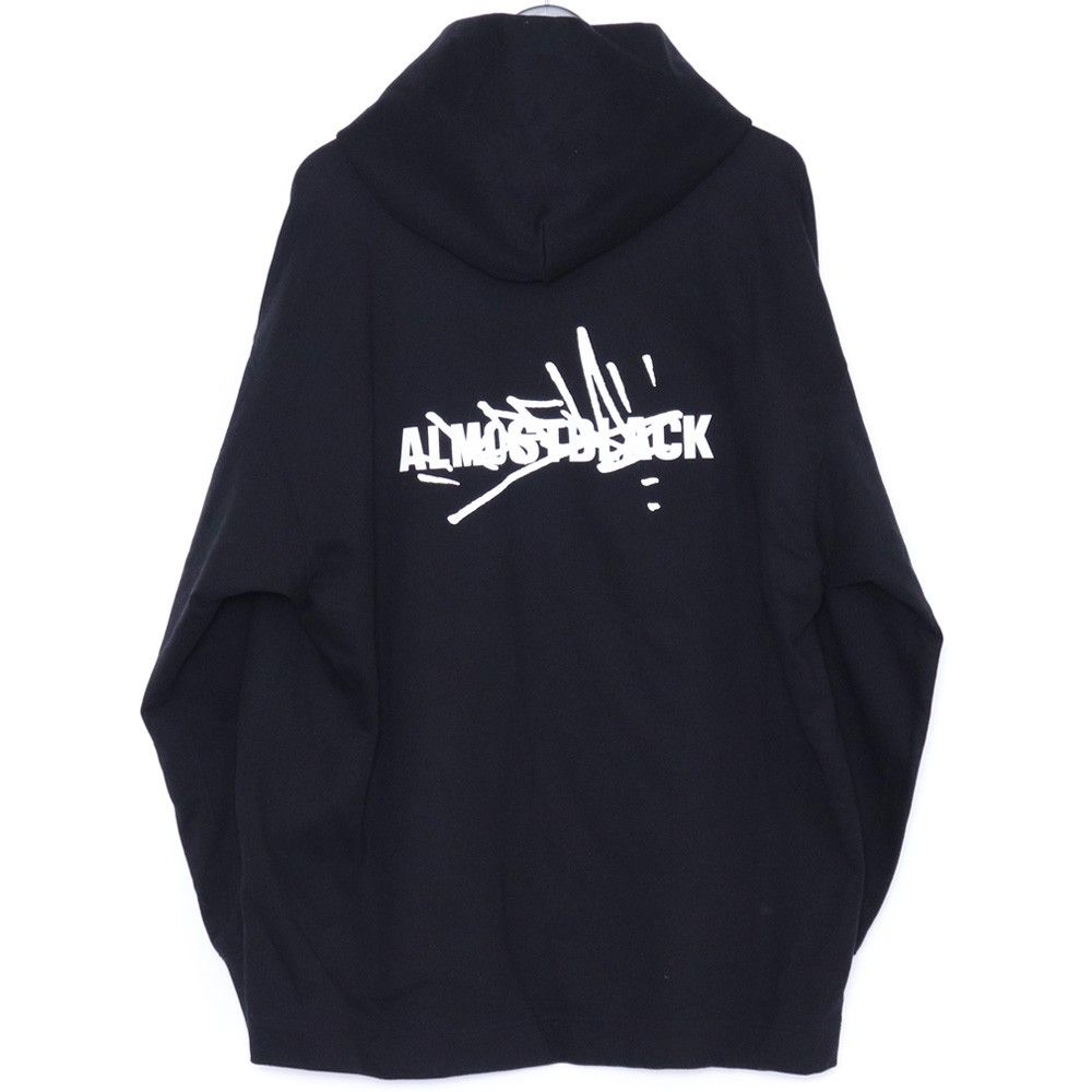 ALMOSTBLACK × KREVA SWEAT PARKER サイズ1 ブラック KREVAAMB-CS01
