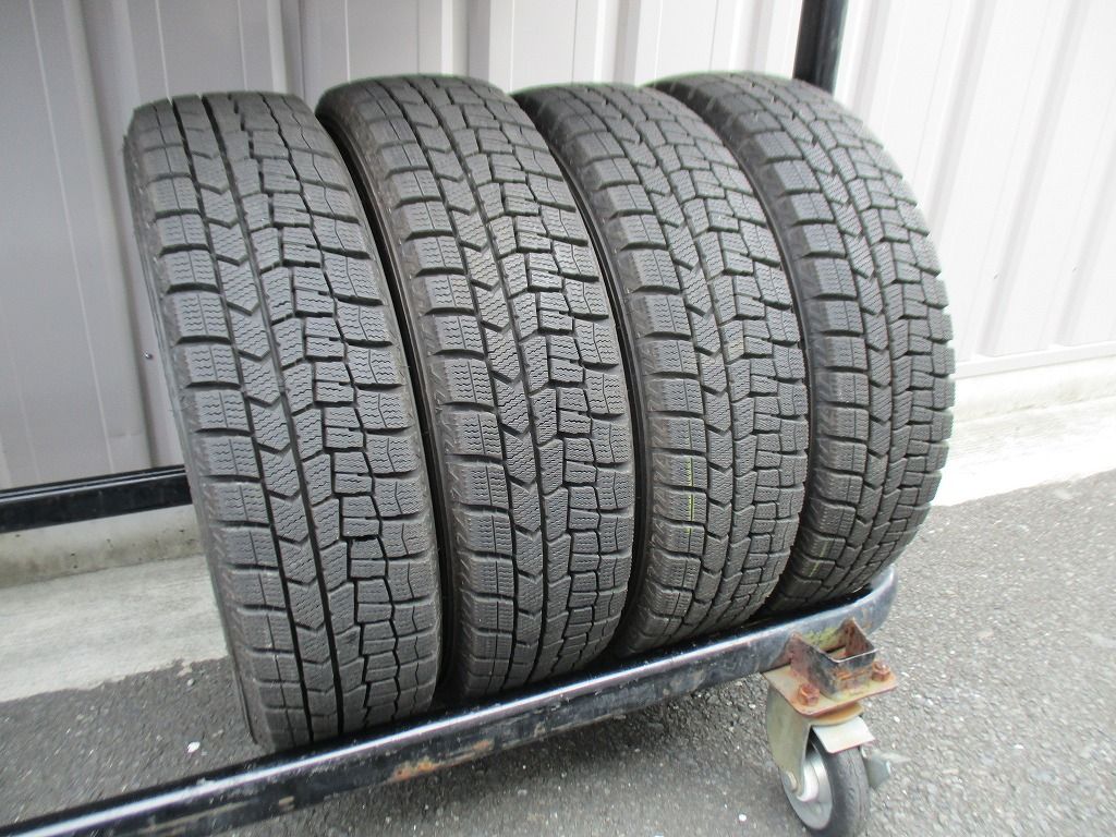 ★☆155/65R14 75Q ダンロップ WINTER MAXX WM02 スタッドレス 2020年製 4本 送料込 T69581219☆★インボイス領収書発行可能