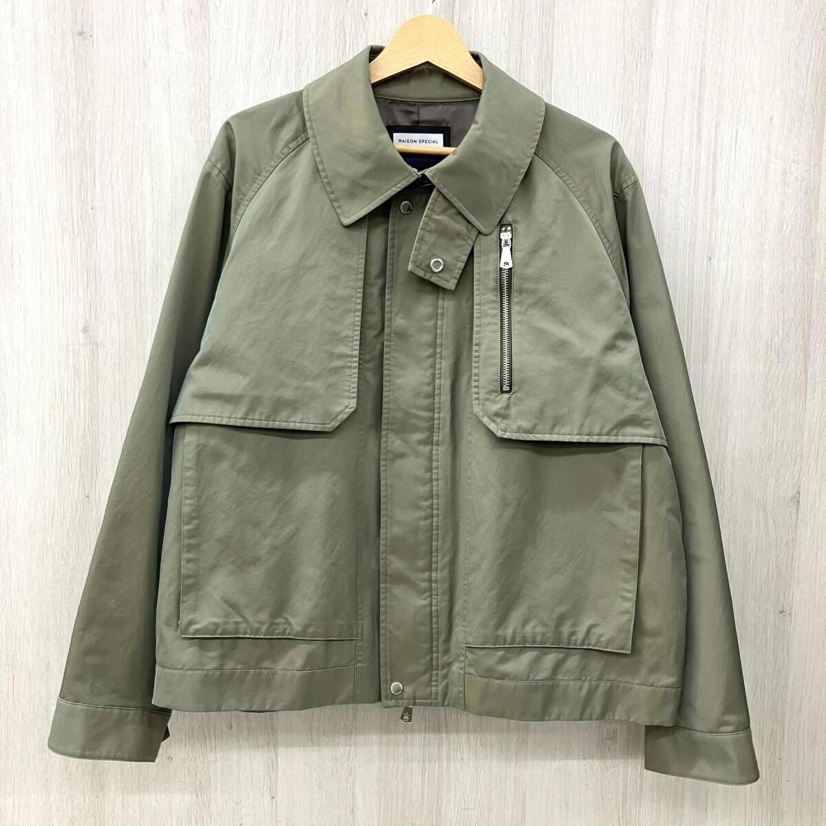 MAISON SPECIAL/メゾン スペシャル/ブルゾン/PrimeOve r MultiPocket Blouson/カーキ/サイズ01