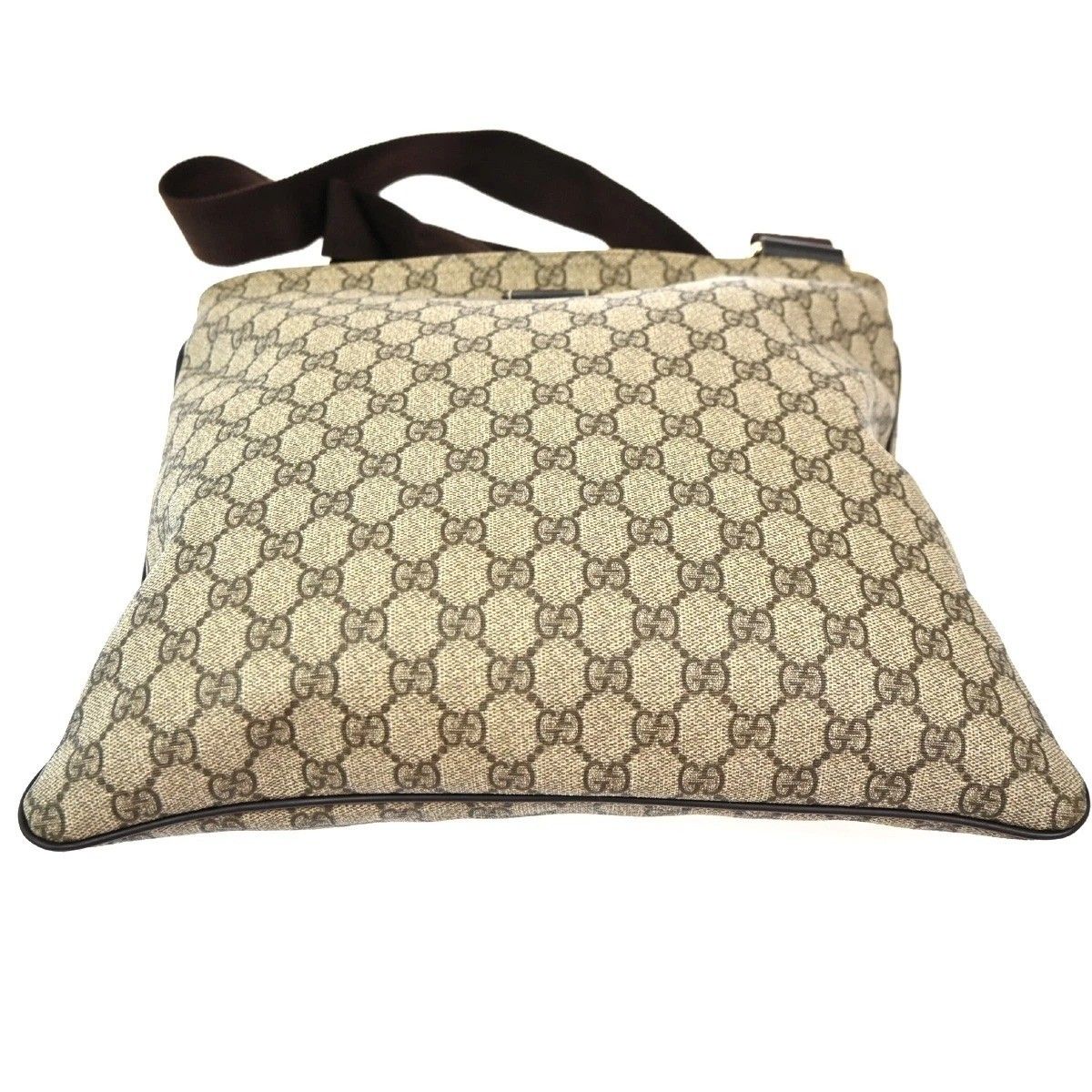 GUCCI グッチ GGスプリーム ショルダーバッグ 斜めがけショルダー マチ