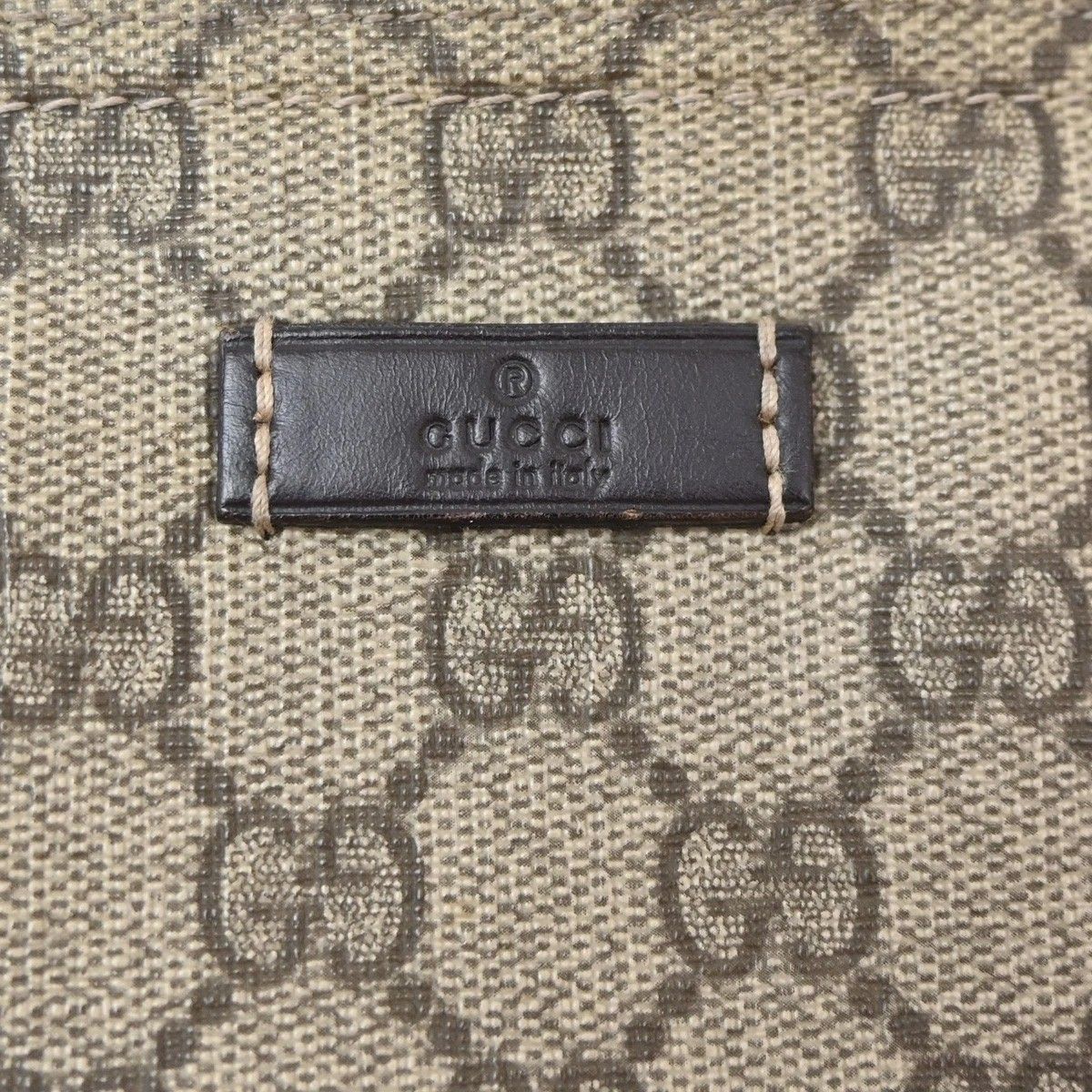 グッチ　GGスプリーム　ショルダーバッグ　マザーズバッグ　付属品あり　ブラウン GUCCI グッチ GGスプリーム ショルダーバッグ 斜めがけショルダー マチ
