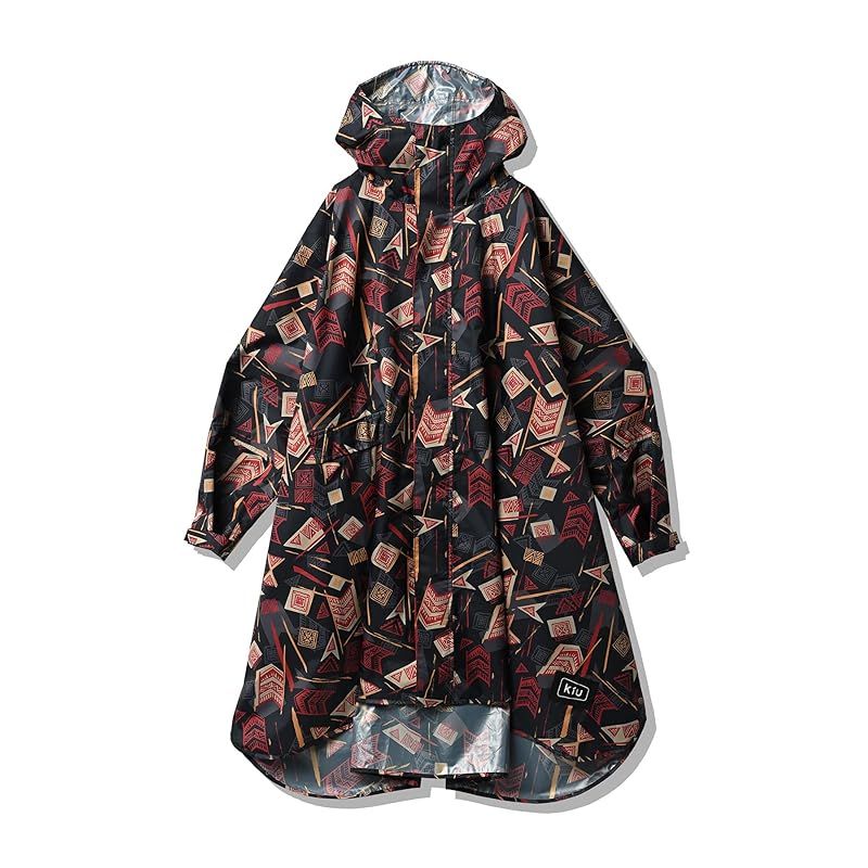KiU キウ ニュースタンダード レインポンチョ RAIN PONCHO 豪雨対応 雨対策 大雨 台風 梅雨 防災 レインコート ポンチョ 雨具 雨ガッパ 雨合羽 はっ水 撥水 防水 袖付き 収納袋 ポケット アウトドア フェス かわいい おしゃれ 自転車 メ